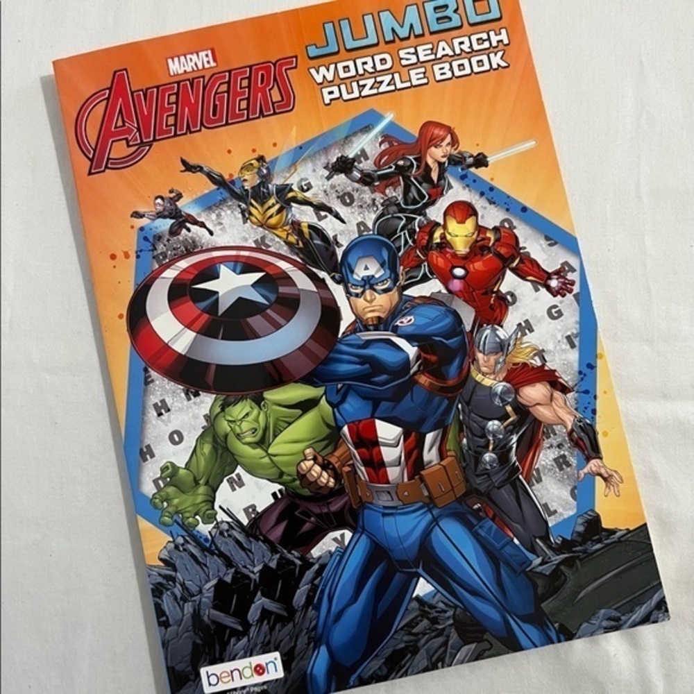 Marvel Avengers Jumbo Word Search Puzzle Book